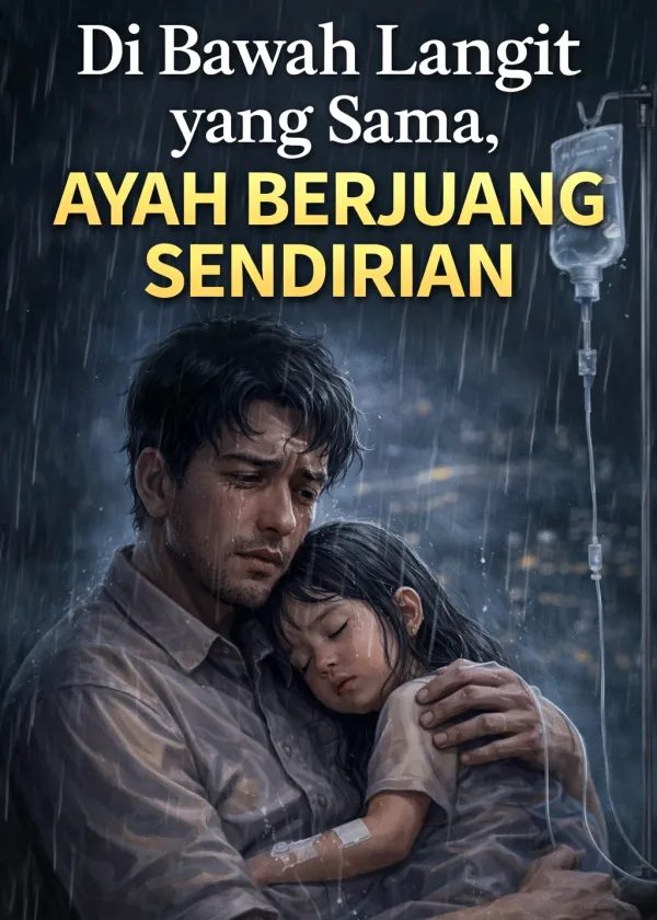 Di Bawah Langit yang Sama, Ayah Berjuang Sendirian.