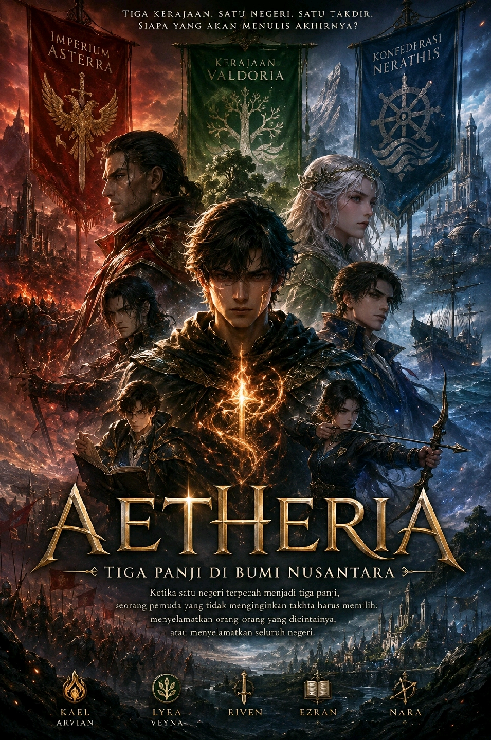 AETHERIA: TIGA PANJI DI BUMI NUSANTARA