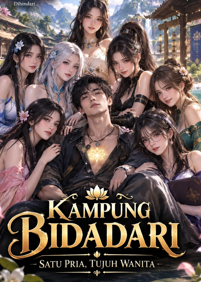 Kampung bidadari, satu pria tujuh wanita